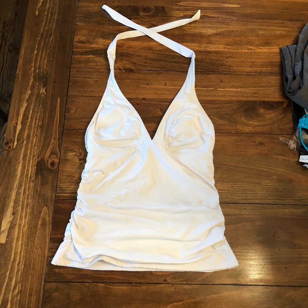 EUC Athleta Shirrendipity Halter Tankini Top